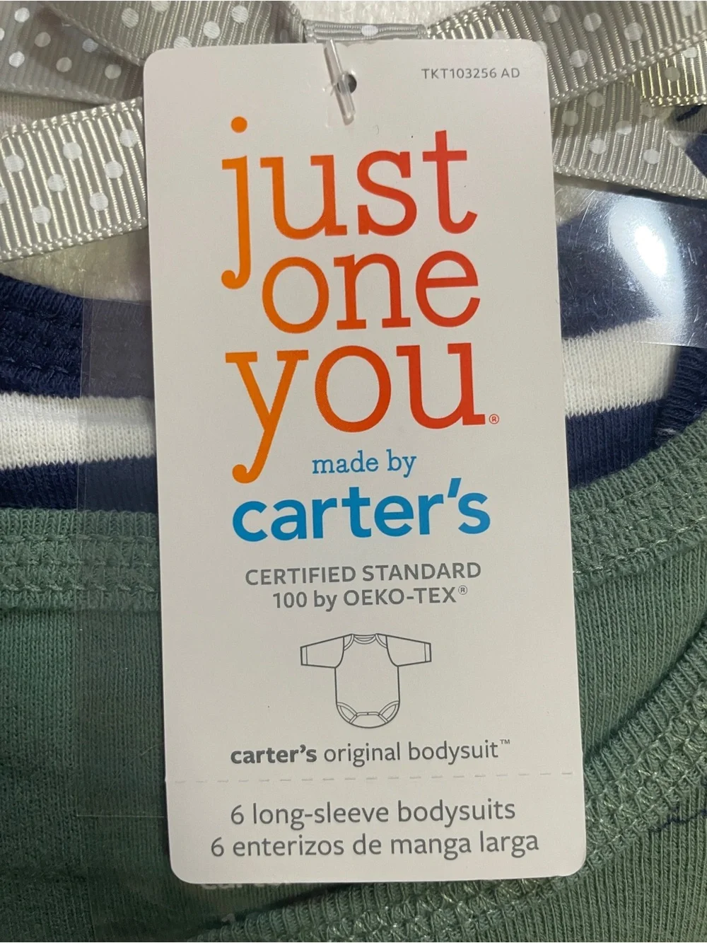 Carter's Short-Sleeve Bodysuit Pack - Green, Navy, Gray, White